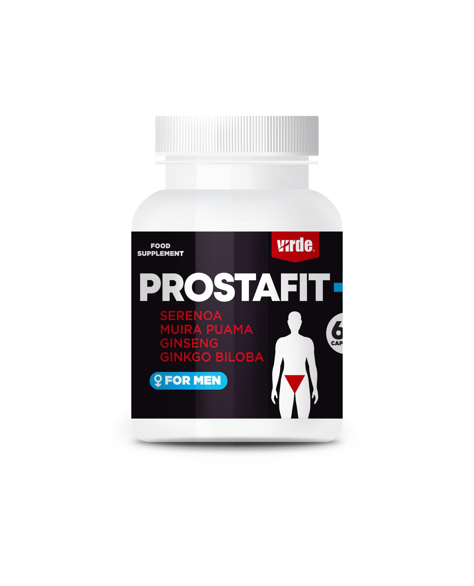 Complément Alimentaire Vertu Prostafit - Santé Prostate & Puissance Sexuelle - 60 Gélules